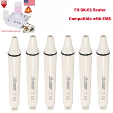 Dental Scaler Ultrasonic Piezo+2*Bottles for Cavitron EMS /6*Scaler Handpiece