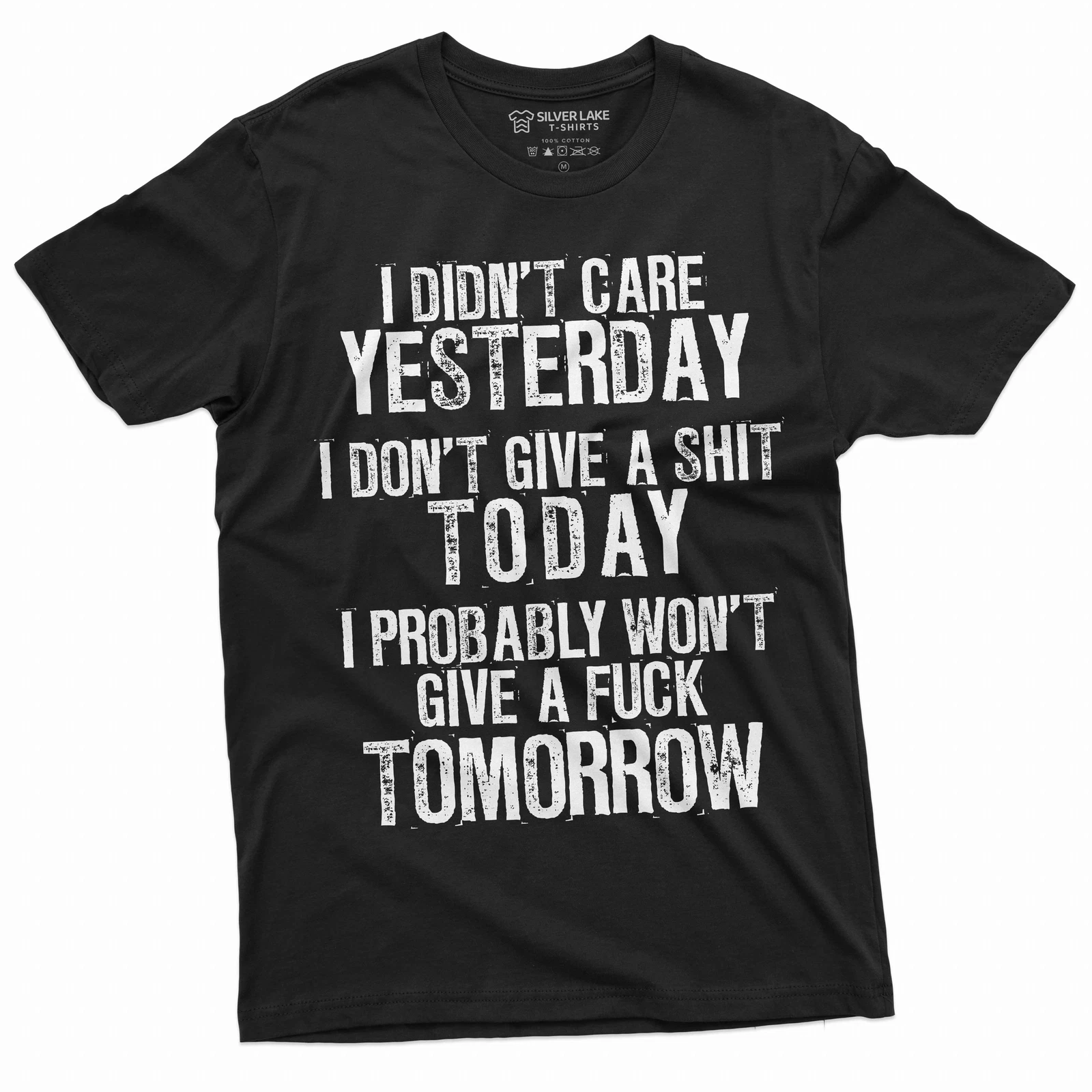 Men's Funny Sarcastic T-Shirt with Rude Saying for Birthday Gift