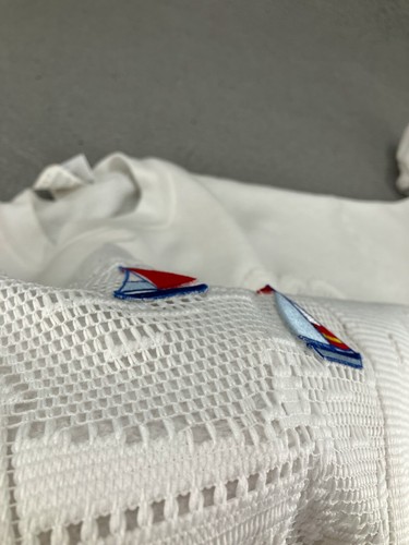 Vintage Sailing Sweater Womens XL White Y2K Nautical Embroidered Lighthouse - Picture 21 of 22