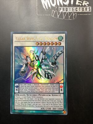 YUGIOH KLARER FLÜGEL SCHNELLER DRACHE ULTRA RARE DUDE-DE011 1.AUFLAGE 