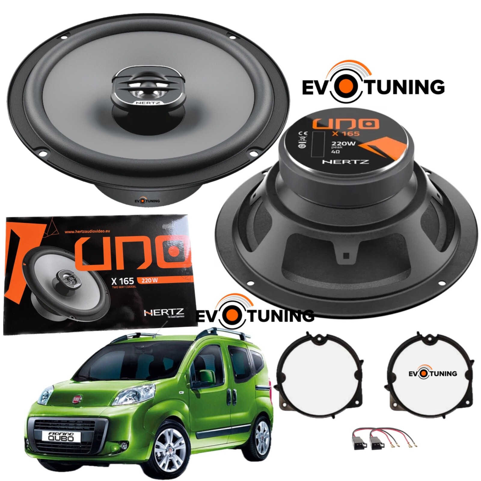 Offerta Kit 2 Casse Hertz X165 16,5cm Citroen Nemo | 220W Power