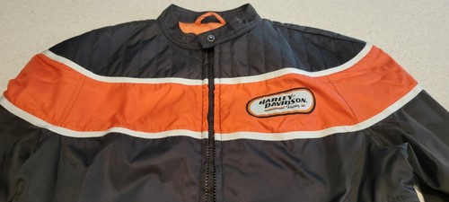 Harley Davidson Racing Womens Motorcycle Jacket Full Zip Embroidered Logo Small - Picture 6 of 11