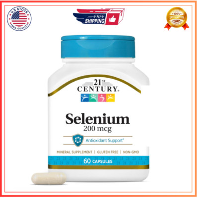 21st Century Selenium 200 mcg Capsules, 60 Count