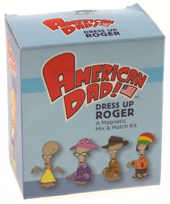 American Dad: Dress Up Roger Magnetic Mix and Match Kit RARE MERCHANDISE
