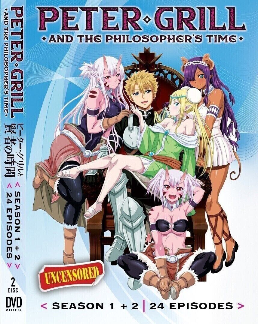 DVD Anime Peter Grill And The Philosopher's Time Season 1+2 (Uncensored)  Eng Dub