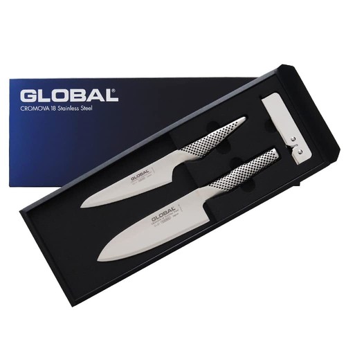 Global Ktichen Knife Sharpner 3pcs set All stainless steel made in