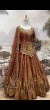 READY MADE LEHNGA CHOLI LEHENGA INDIAN WOMEN WEDDING BRIDAL PARTY WEAR PAKISTANI