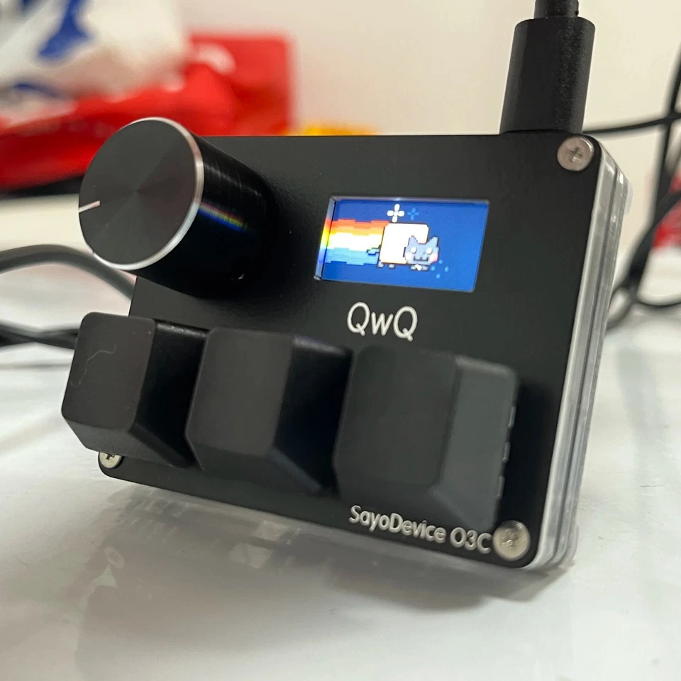 SayoDevice OSU O3C Rapid Trigger Magnetic Switches Keyboard With Knob Screen - Image 2 of 4