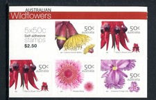 2005 Australian Wildflowers - Self Adhesive Sheet of 5 Stamps Phil BC