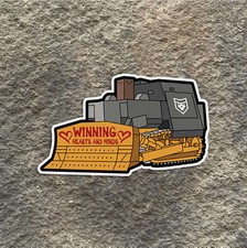 Killdozer:  Winning Hearts and Minds Vinyl Decal