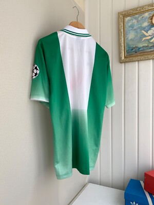 Maillot Rapid Wien Extérieur 1996/1998 - Diadora Taille S, Vert, Original