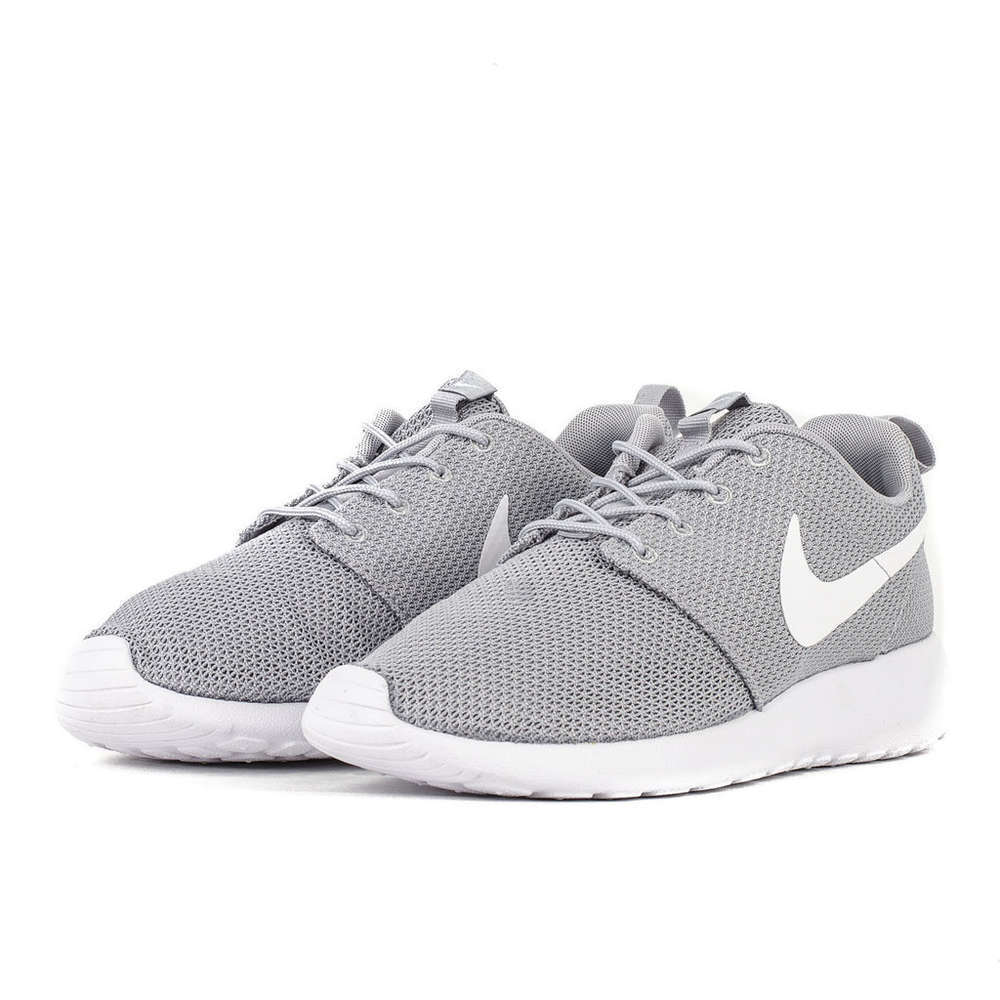 Nike Men's Roshe One 511881-023 Grey/White Sz 9 Nike Men's Roshe One 511881-023 Grey/White Sz 9