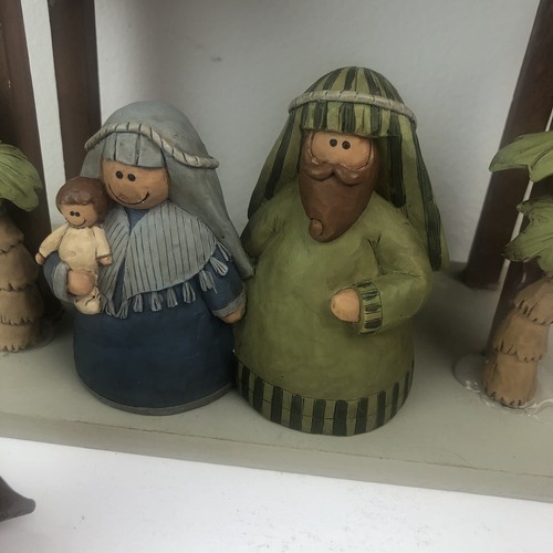 Krippe Suzi Skoglund Tonfiguren Weihnachten 6 Teile 1994 Little Blessings - Bild 5 von 12