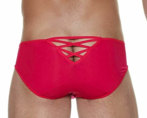 CLEARANCE SALE Malebasics Men's criss crossed bikini brief low rise underwear - Picture 10 of 12