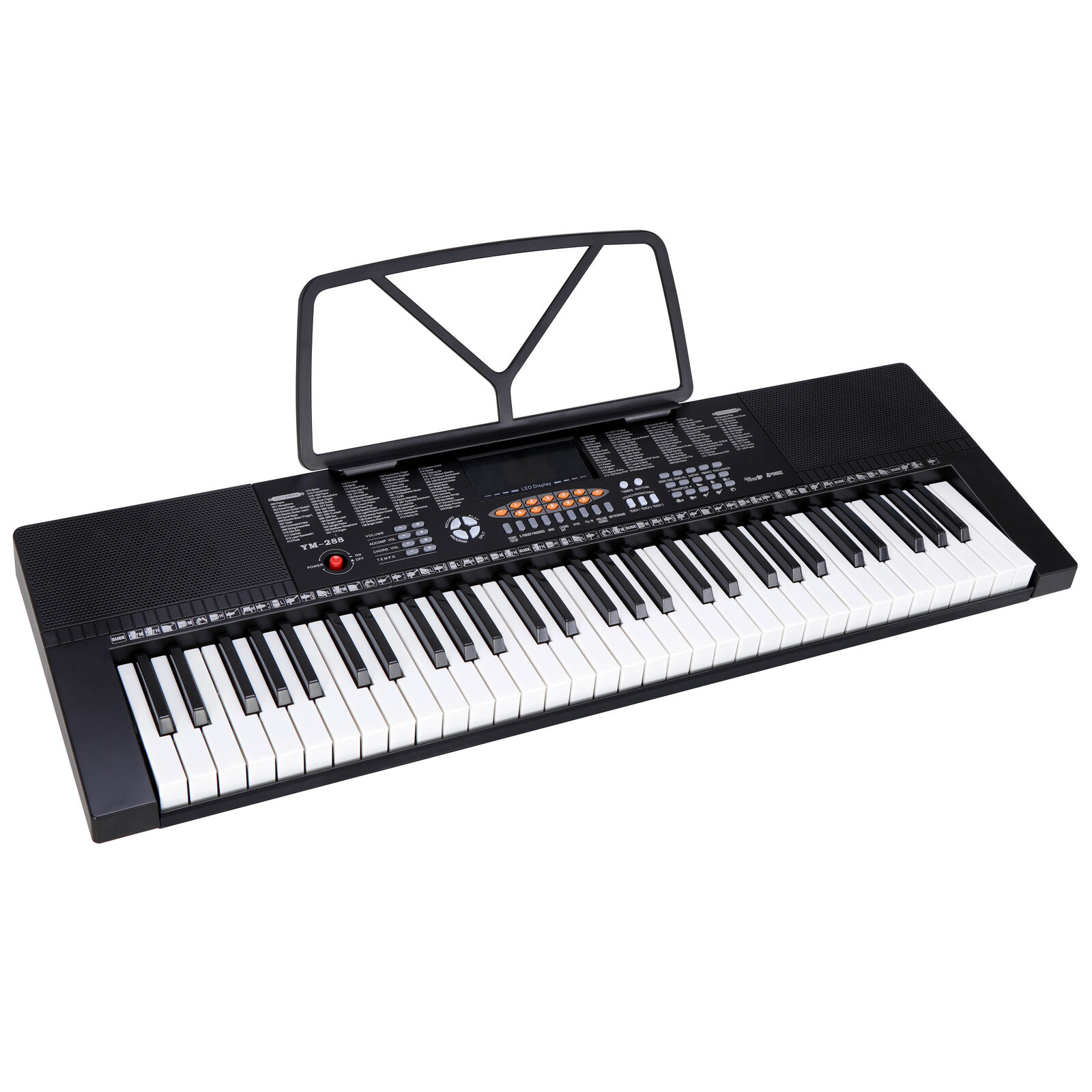 Piano Eletrônico 61 Teclas Arranjador Konix - PH61-S MIDI +