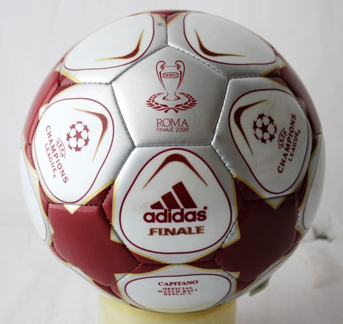 ADIDAS ROMA FINALE 2009 CHAMPIONS LEAGUE OFFIZIELLER SPIELBALL REPLICA GRÖSSE 5 NEU! - Bild 1 von 8