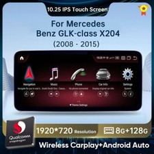 10,25" Mercedes Benz GLK-Klasse X204 Autoradio Android 14 8+128GB Autoradio 4G