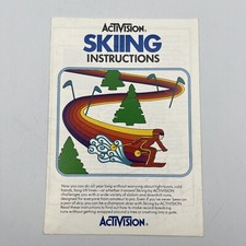 Atari 2600 - Skiing By Activision - MANUAL ONLY - 1980