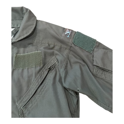 US Military Coveralls Flyers Men’s 40R Sage Green Pilot Summer Flight CWU-27P - Imagen 7 de 9