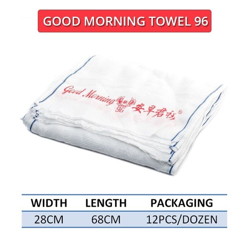 12PCS - 96 Good Morning Towel/Tuala Good Morning (Malaysia Classic Cotton Towel) - Picture 3 of 5