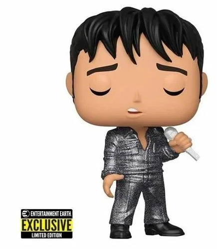 Funko Pop! Elvis Presley 1968 Comeback Special Diamond Glitter Vinyl Figure 188