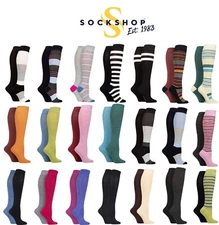 Knee High Socks Womens Bamboo with Smooth Toe Seams, 2 Pair Pack, 4-8 - SOCKSHOP