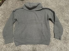 Women's Grey Turtleneck Sweater Soft Stretch Size XL New