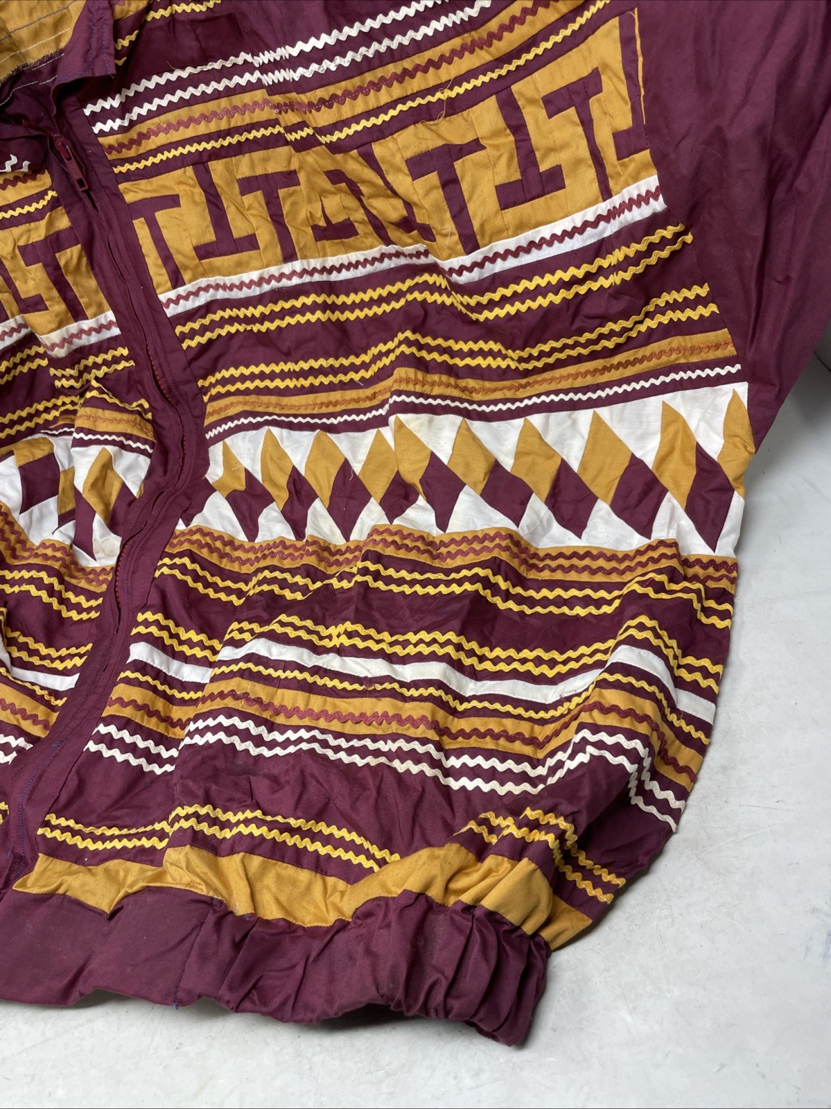 Seminole/Miccosukee Patchwork Quilted Jacket Nati… - image 7