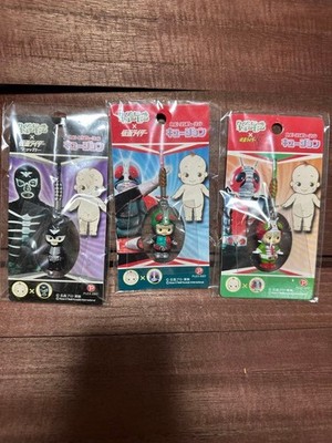 Kewpie x Kamen Rider Straps 3 Piece Set Collectible Official Licensed