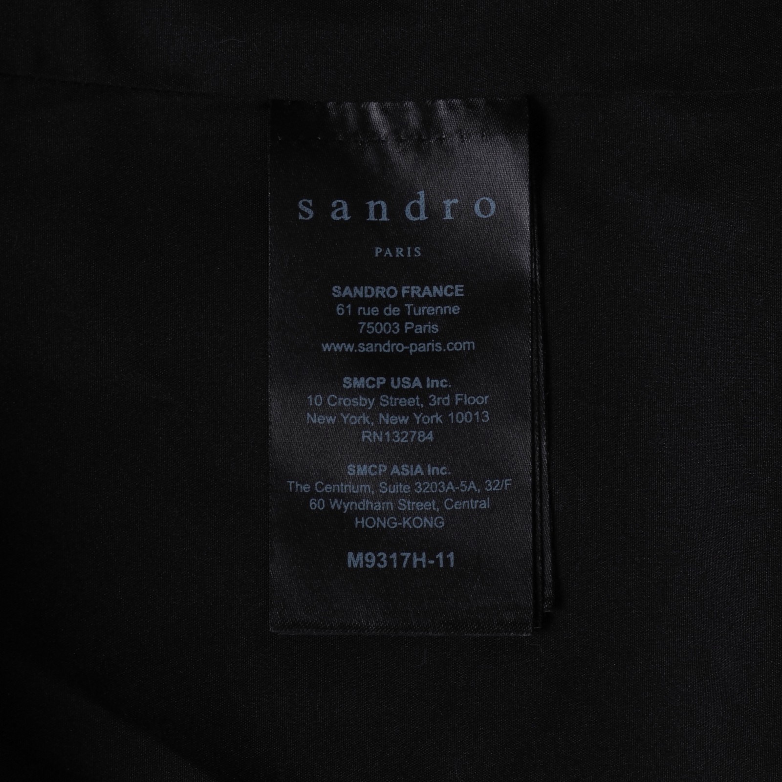 Sandro Paris Ladies Coat Size 2 / M Rabbit Fur M9317H image 6