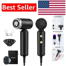 1500W Dual Voltage Travel Hair Dryer with Ionic Technology & Lightweight Design