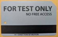 Grey For Test Only, NYC MetroCard, Rare card