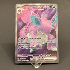 Pokemon TCG: Team Rocket's Nidoking ex 216/182 - SV Destined Rivals - NM C32