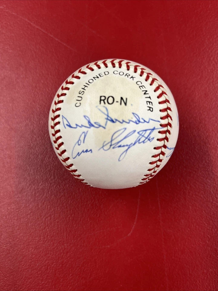 Hall of Famers Multi Signed ONL Baseball 11 Sigs JSA LOA Brock,Stargell,Snider - Image 3 of 4