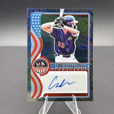 ALEX HARRINGTON Auto 2025 PANINI USA 16U/17U NATIONAL TEAM Silver HOLO /75