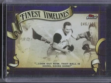 2024 Finest #FT-8 Bill Mazeroski Timelines Purple #/125