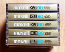 5x MAXELL XL II 90  Audiokassetten