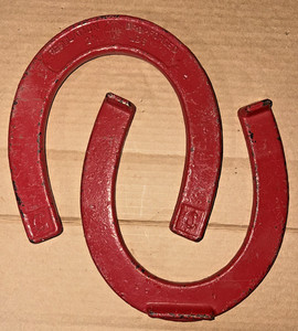 Vintage Set (4) of Montgomery Wards Hookless Pitching Horseshoes G's + O's