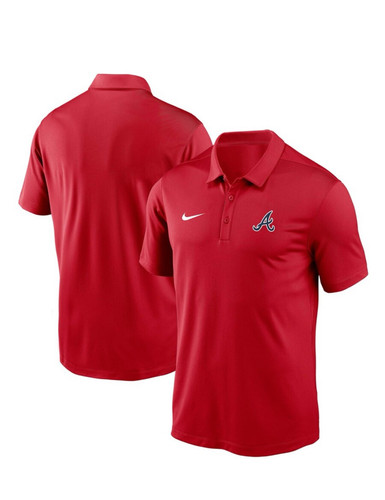 Nike Men's Atlanta Braves Red Franchise Performance Polo Sz M NWT NKNB-62Q - Picture 1 of 3