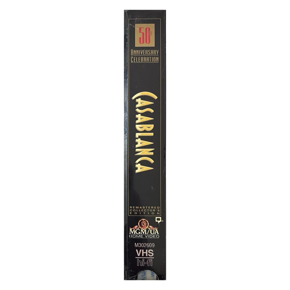 Casablanca (VHS, 1942) 50th Anniversary Edition - NEW SEALED — 第 4/4 张图片