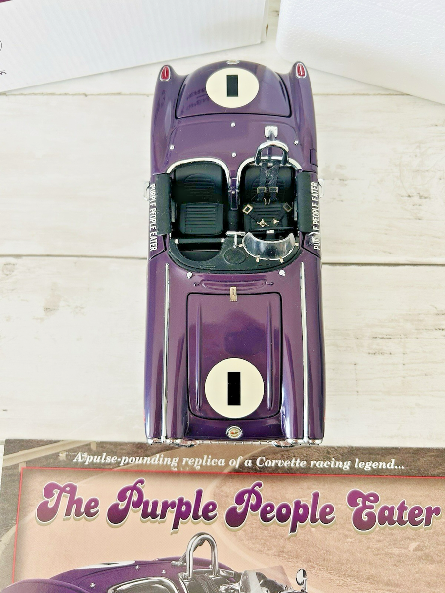 ミニカー PURPLE PEOPLE EATER 1959 CORVETTE Danbury Mint 1959 Corvette Roadster Purple People Eater 1:24