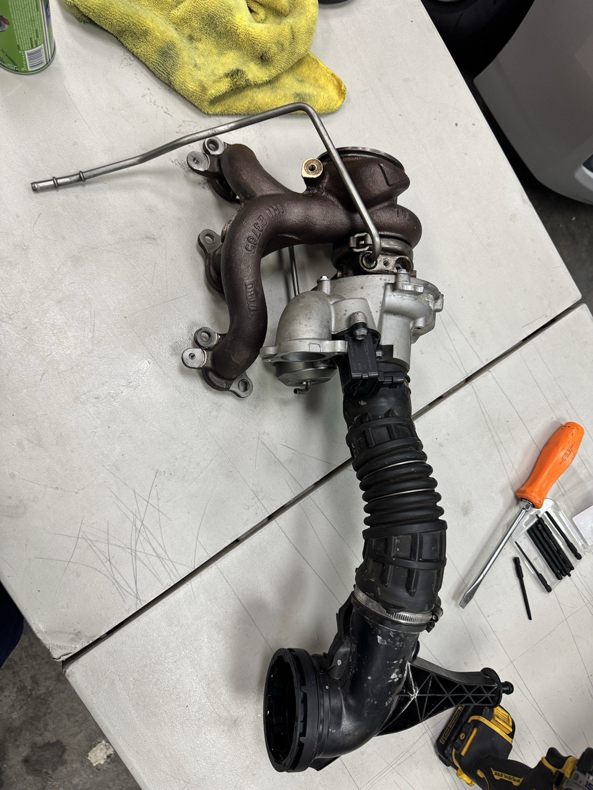 2014-2019 MASERATI GHIBLI LEFT TURBO TURBOCHARGER, 297712, 55221800, GENUINE OEM