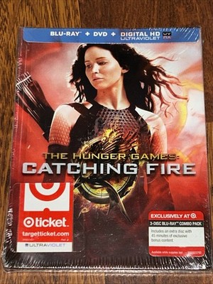 CATCHING FIRE Blu-ray+DVD+Digital Ultraviolet 3-Disc BLU-RAY COMBO PACK Includes