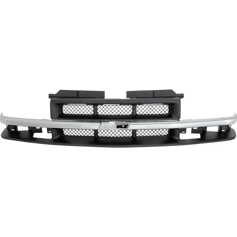 Front Grille Assembly & Headlights Kit For 1998-2005 Chevrolet Blazer Foto 4 de 4