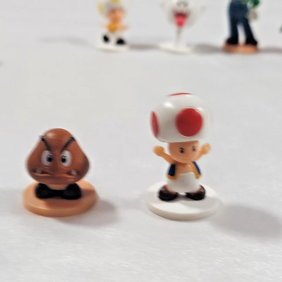 2007 Super Mario Bros. мини фигурки 1,5» и 2» дюйма фигурки Nintendo© свободного 7 лот - Изображение 4 из 4