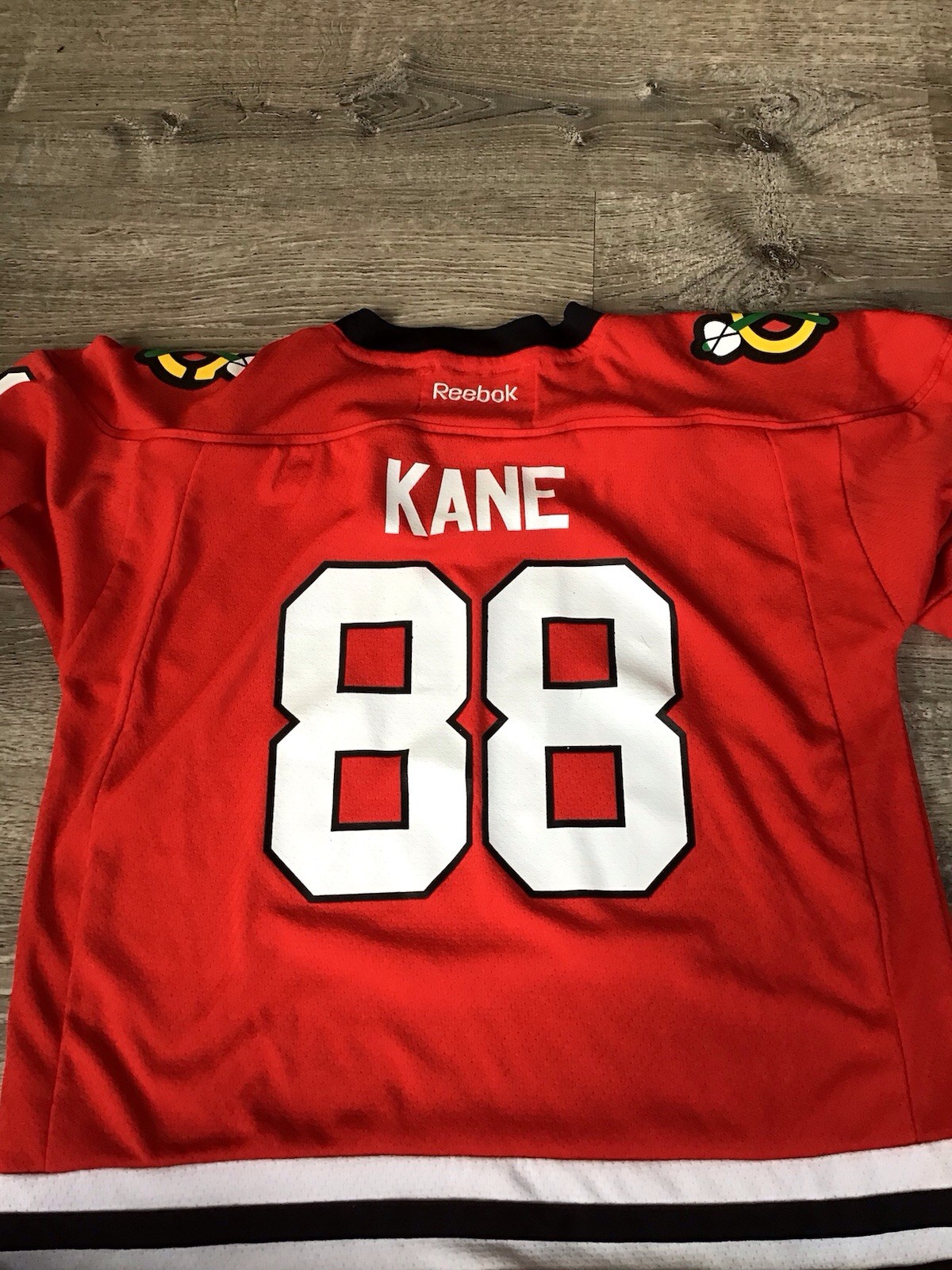 Patrick Kane Chicago Blackhawks Red Reebok Jersey #88 Boys Size Youth L/XL thumbnail 6