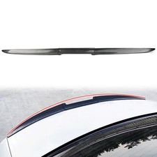 Us Carbon Fiber Car Rear Wing Lip Spoiler Tail Trunk Roof Trim Universal
