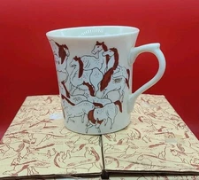 Rare Takahashi 100 Stallions Horse Single  Tea Cup T'ang Dynasty San Francisco