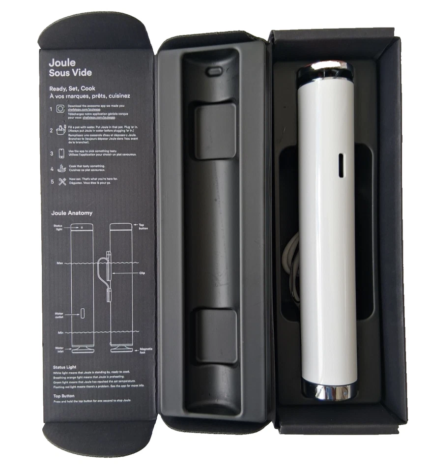 Joule Sous Vide by ChefSteps WiFi Bluetooth Slow Immersion Cooker 1100 Watts - Image 3 of 4