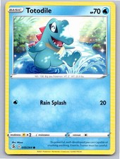 2021 Pokemon Totodile Fusion Strike 055264 Common Nm A46771 Free Sh